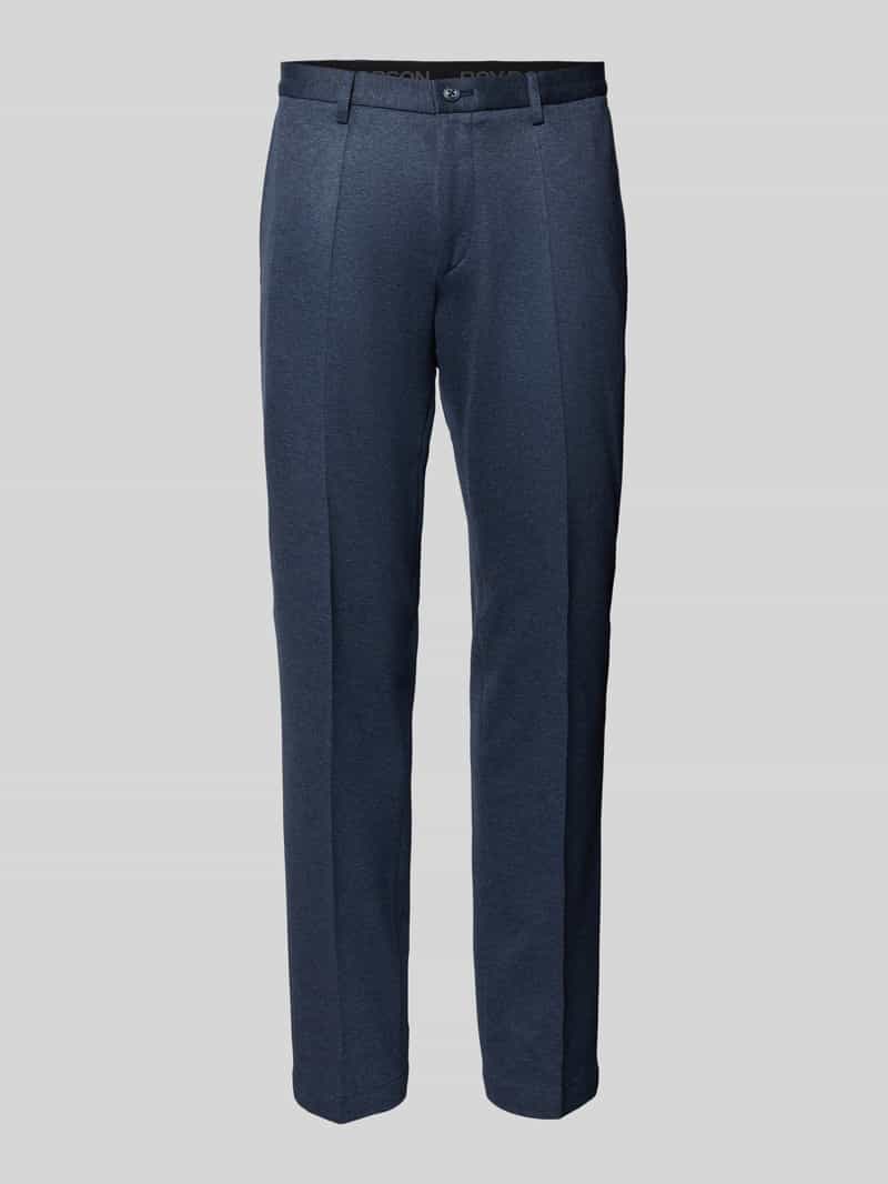 Roy Robson Slim fit pantalon met structuurmotief