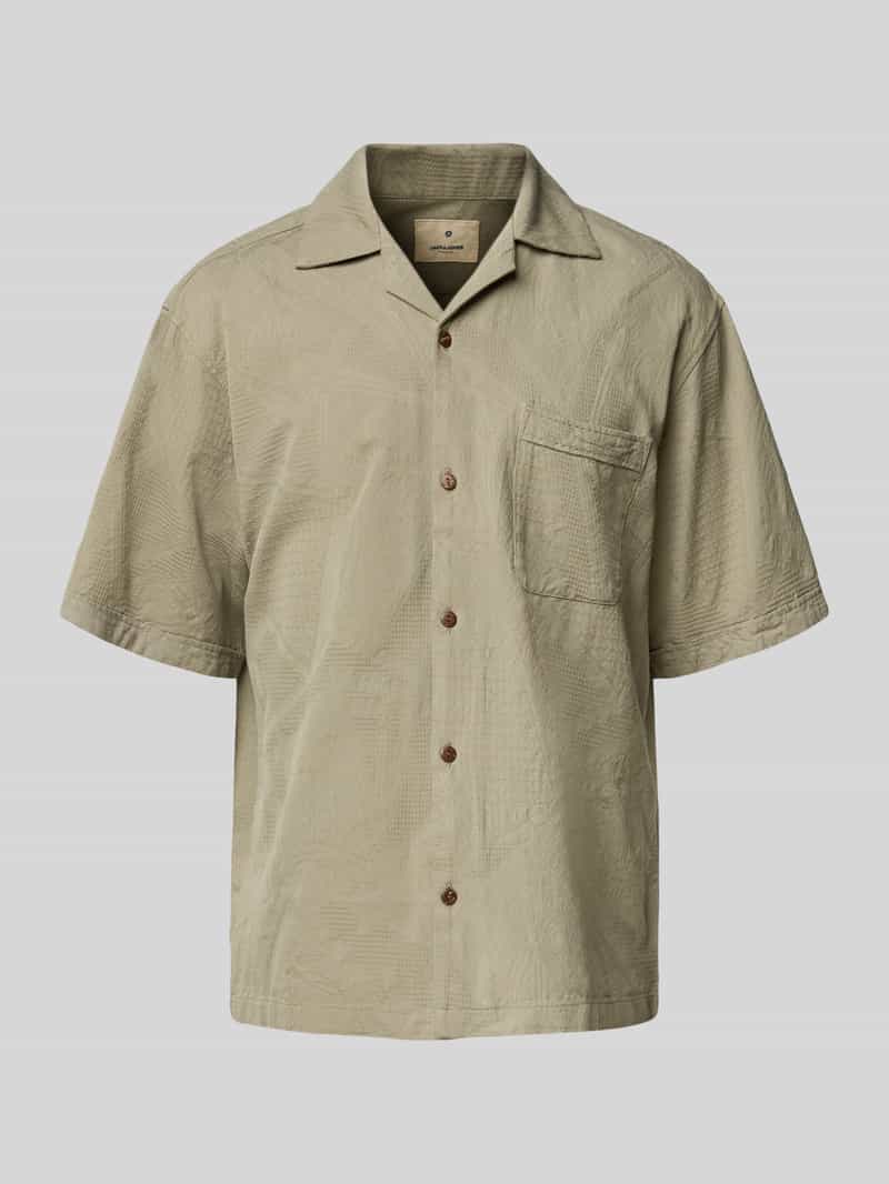 JACK & JONES Premium Vrijetijdsoverhemd met reverskraag model 'LUKE'