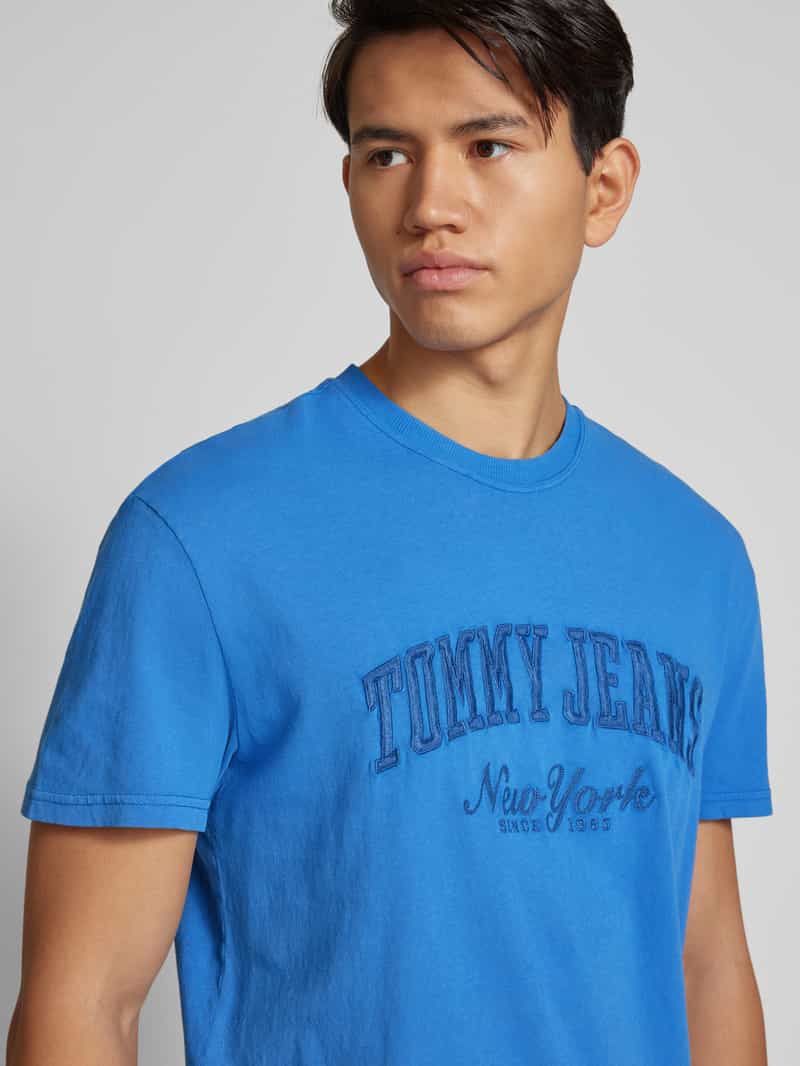 Tommy Jeans T-shirt met labeldetails