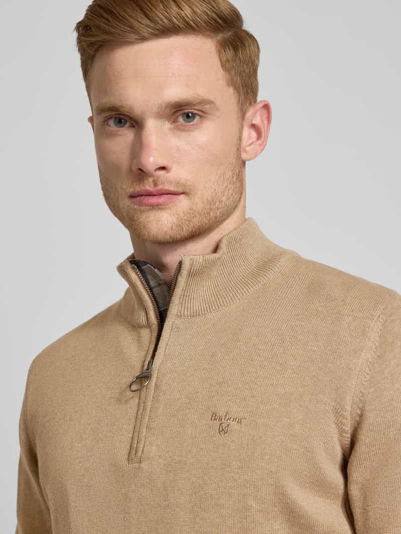 Barbour Gebreide pullover met schipperskraag