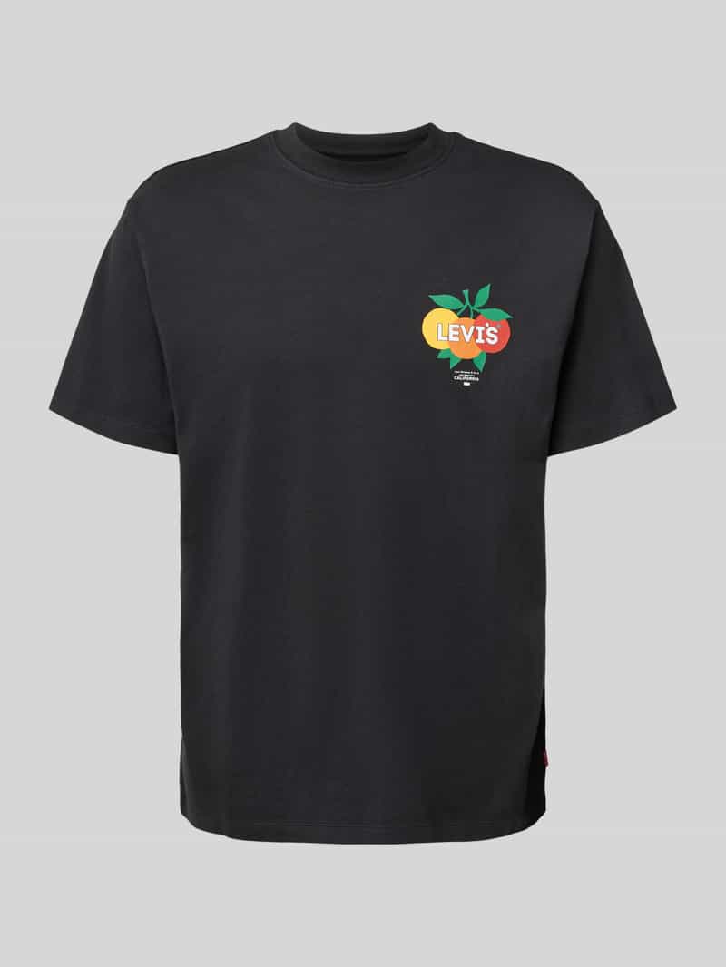 Levi's T-shirt met motief- en labelprint