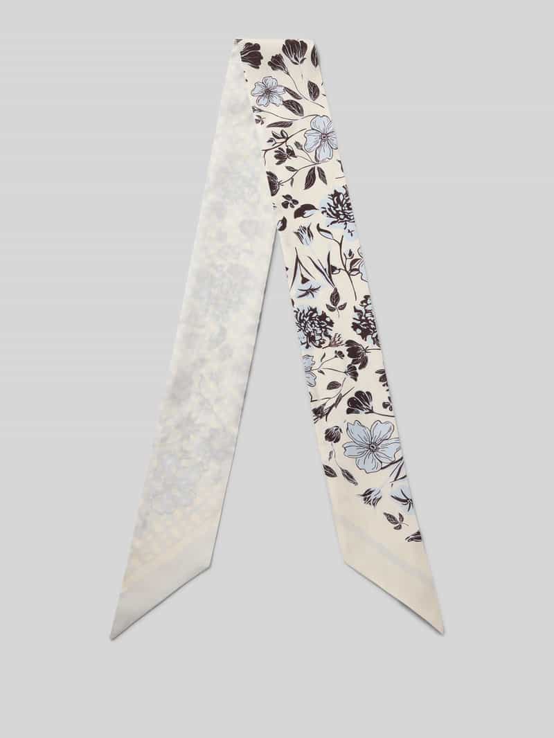 Zijden sjaal met all-over motief model 'VINCENCY_T_7*115'