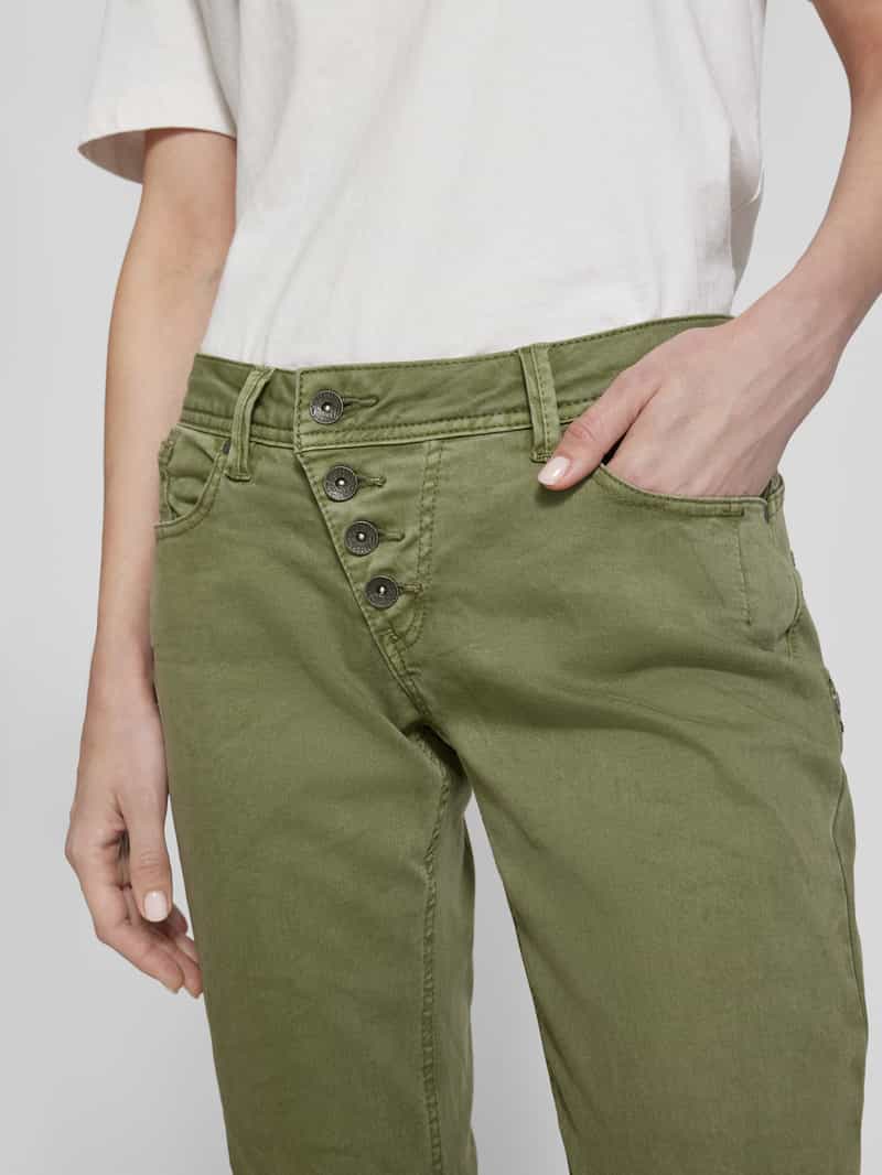 Buena Vista Slim fit jeans met riemlussen model 'Malibu'