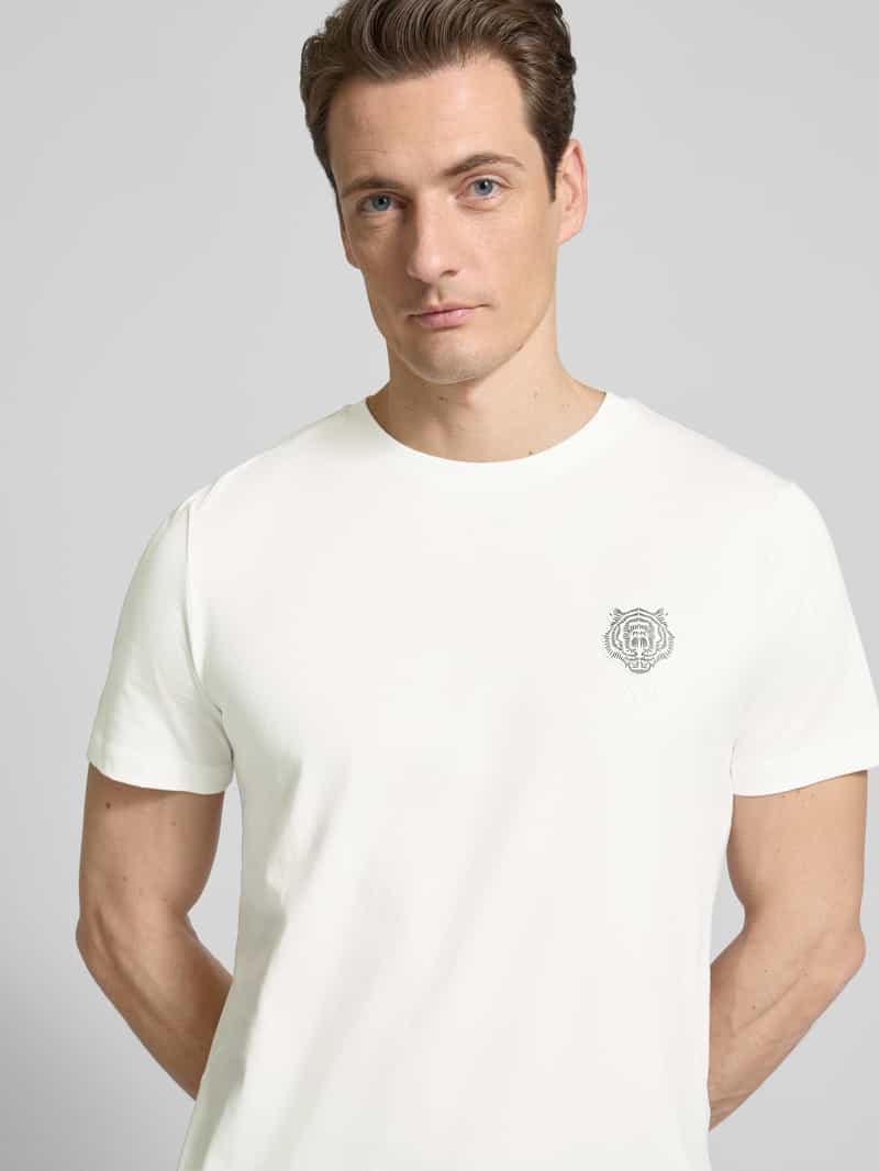 Antony Morato T-shirt met motief- en labelprint