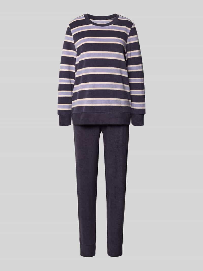 Schiesser Regular fit pyjama van badstof