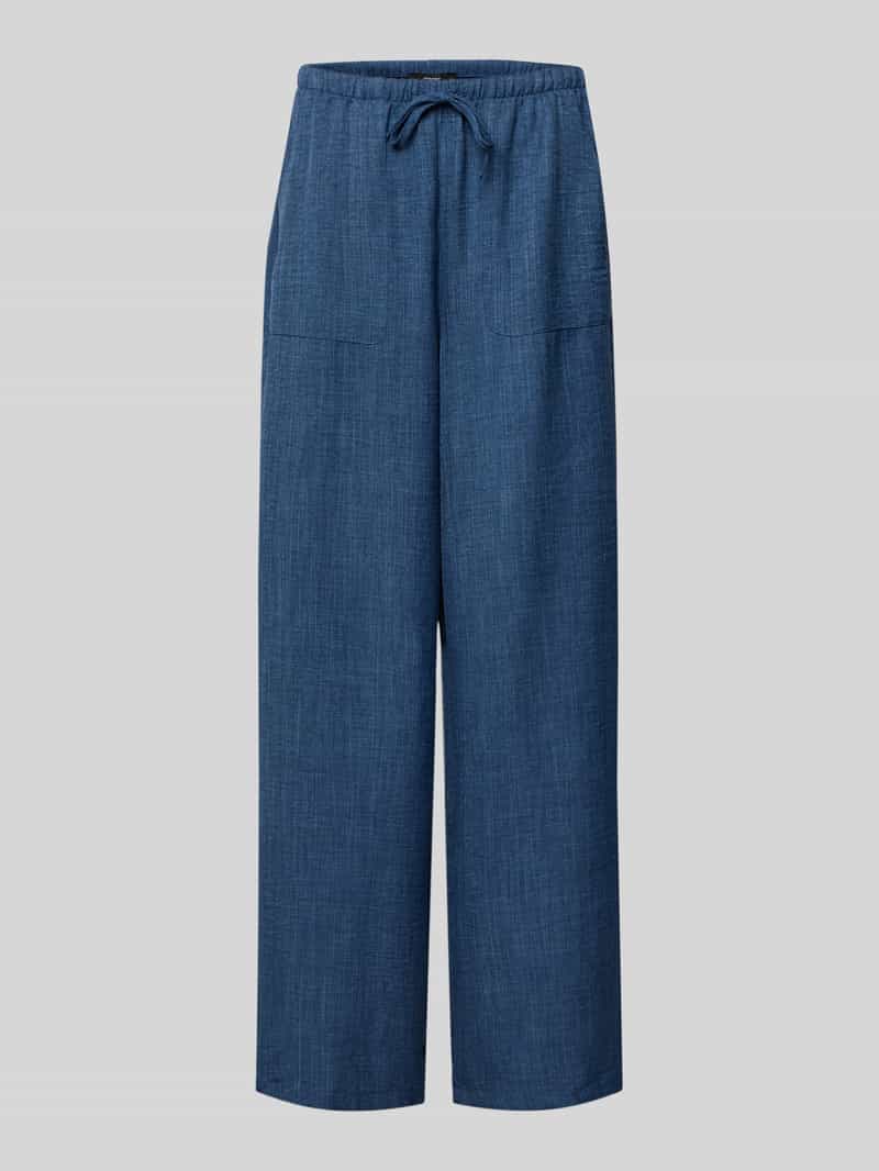 Vero Moda Regular fit wijde broek met elastische band model 'MELANEY'