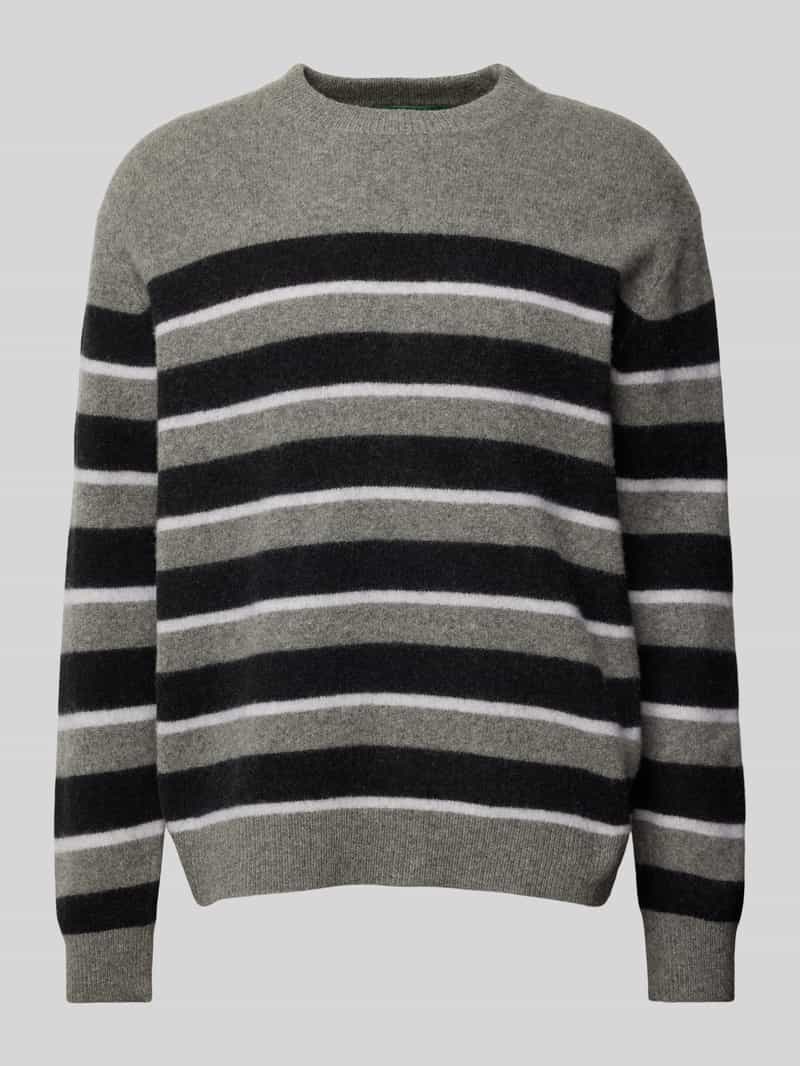 Regular fit gebreide pullover van 100% wol model 'ROLF'