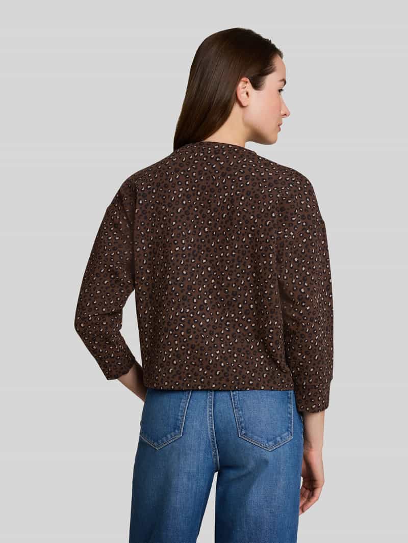Tom Tailor Denim relaxed fit sweatshirt van katoenmix