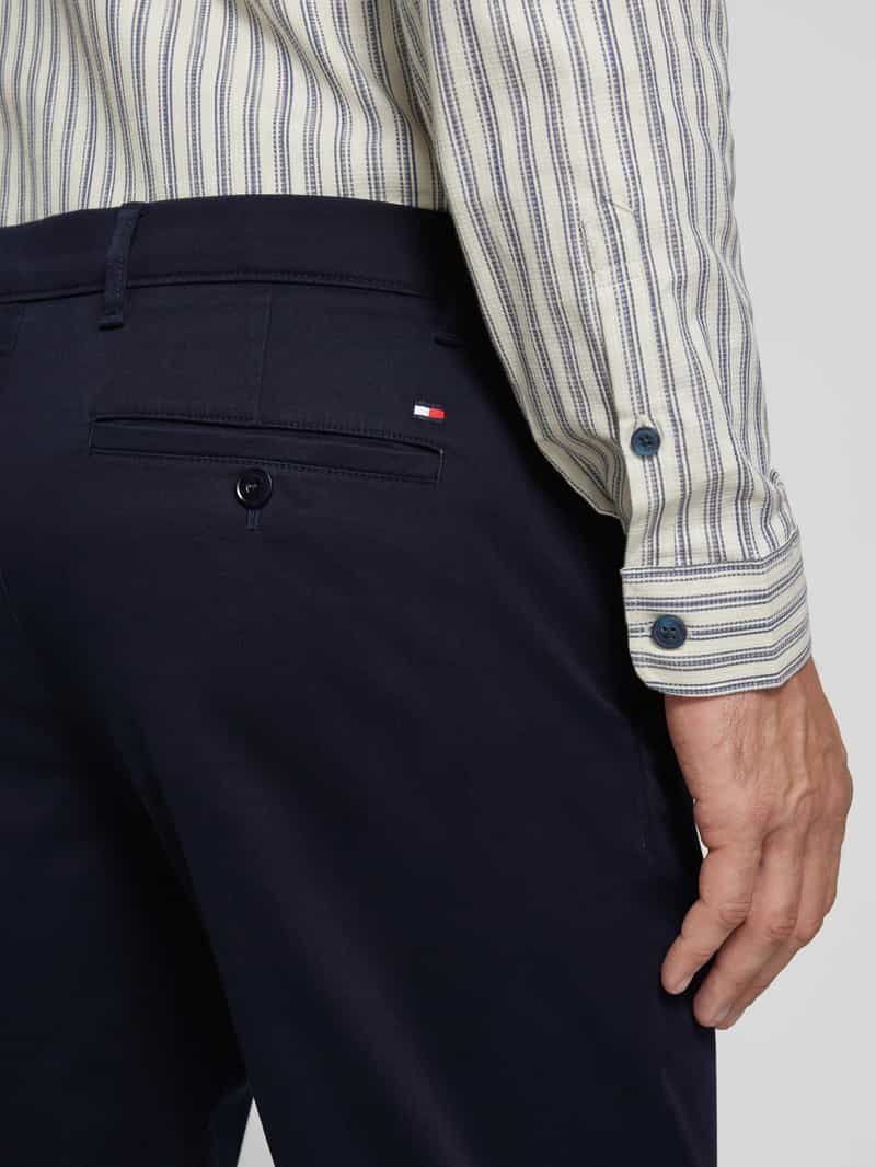 Tommy Hilfiger Regular fit chino met knoopsluiting