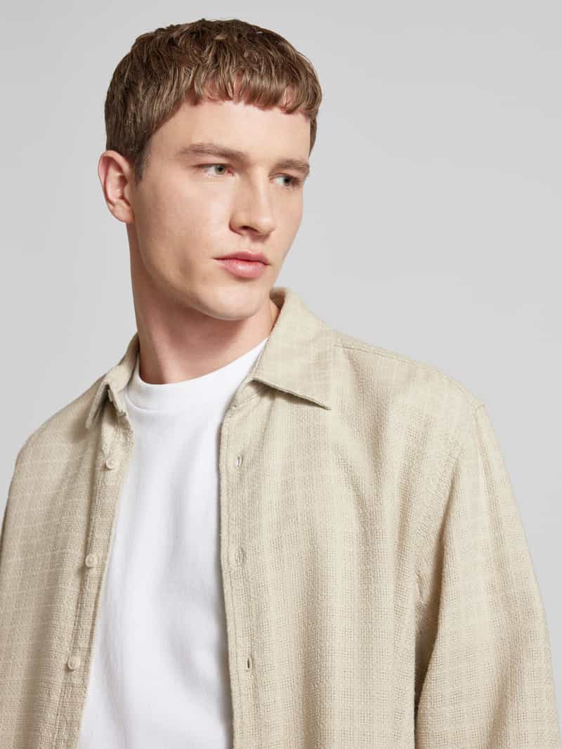 Only & Sons Regular fit vrijetijdsoverhemd van viscosemix model 'LATHAM'