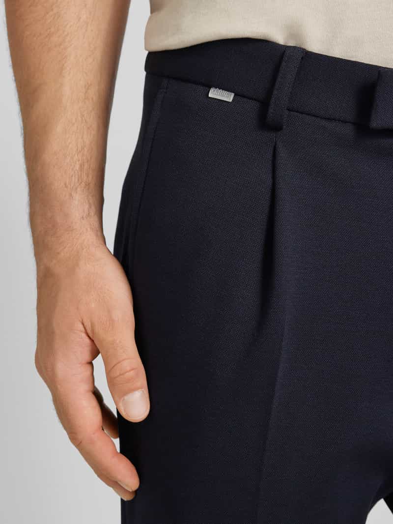 CINQUE Tapered fit pantalon met persplooien model 'SALTO'