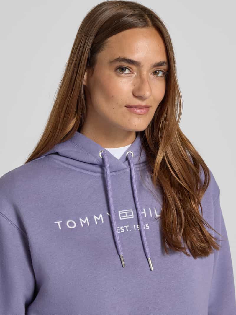 Tommy Hilfiger Regular fit hoodie van katoenmix