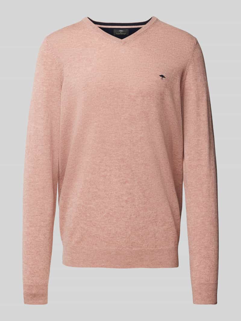FYNCH-HATTON Gebreide pullover met V-hals