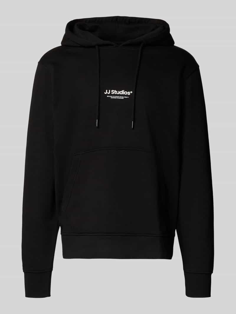 jack & jones Hoodie met labelprint model 'SOHO'