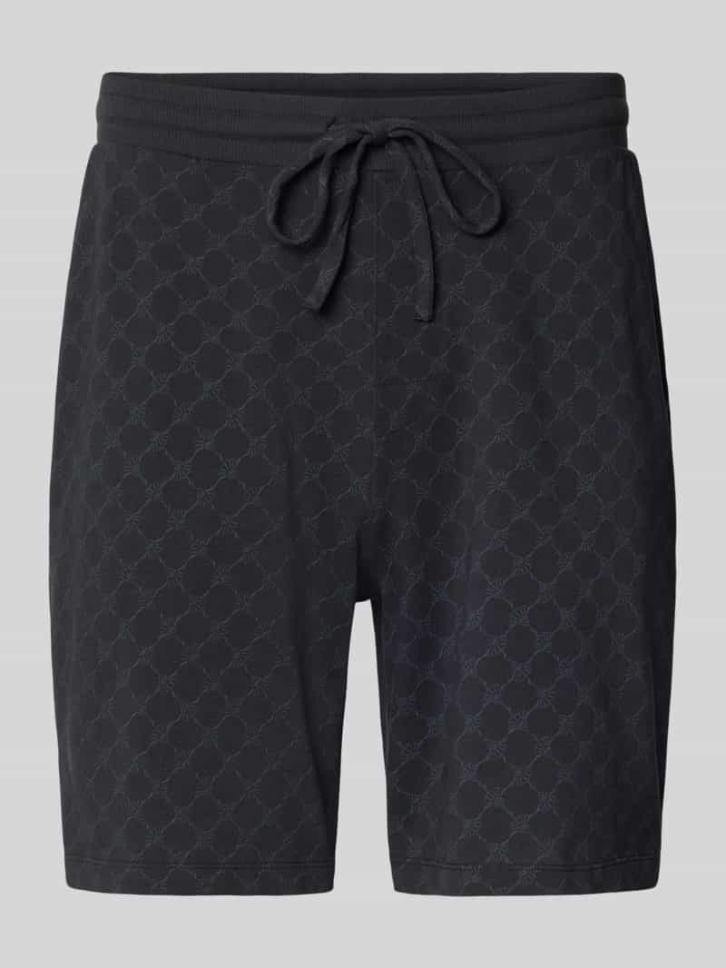 JOOP! Collection Sweatshorts met elastische band en tunnelkoord