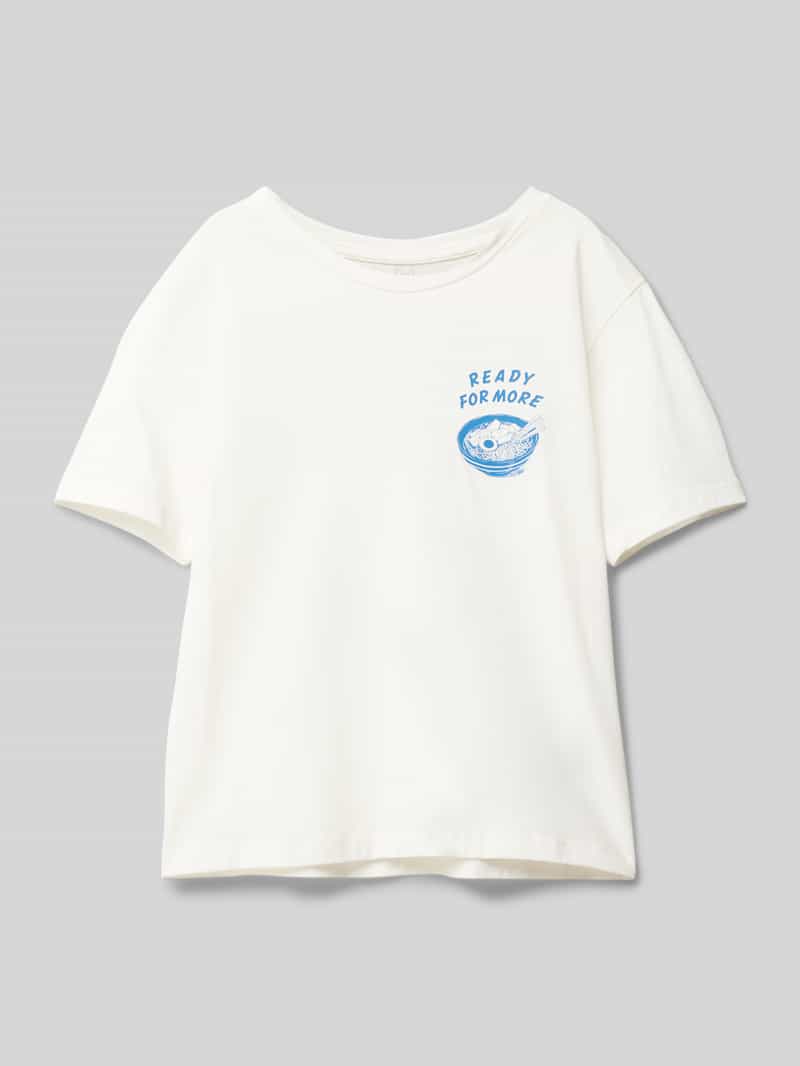 jack & jones T-shirt met motiefprint