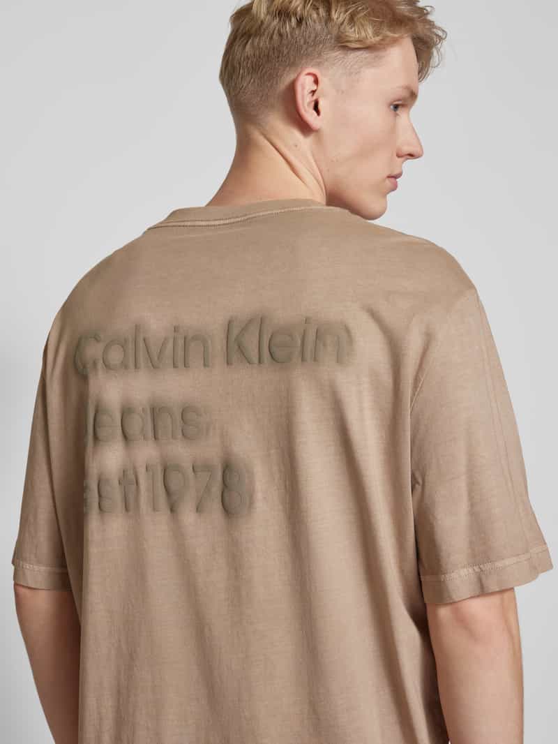 Calvin Klein Jeans T-shirt met labeldetail