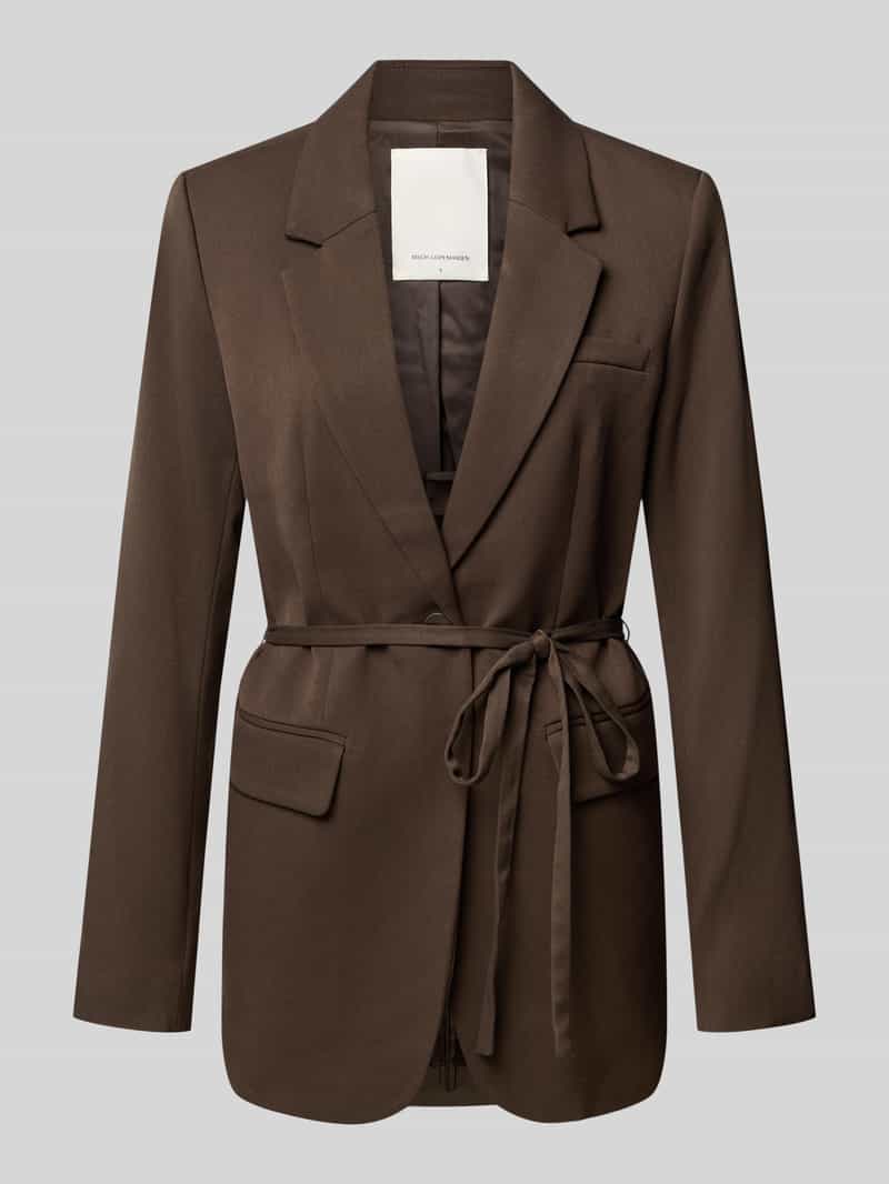MSCH Copenhagen Regular Fit blazer met strikceintuur model 'Kiesa Henrika'