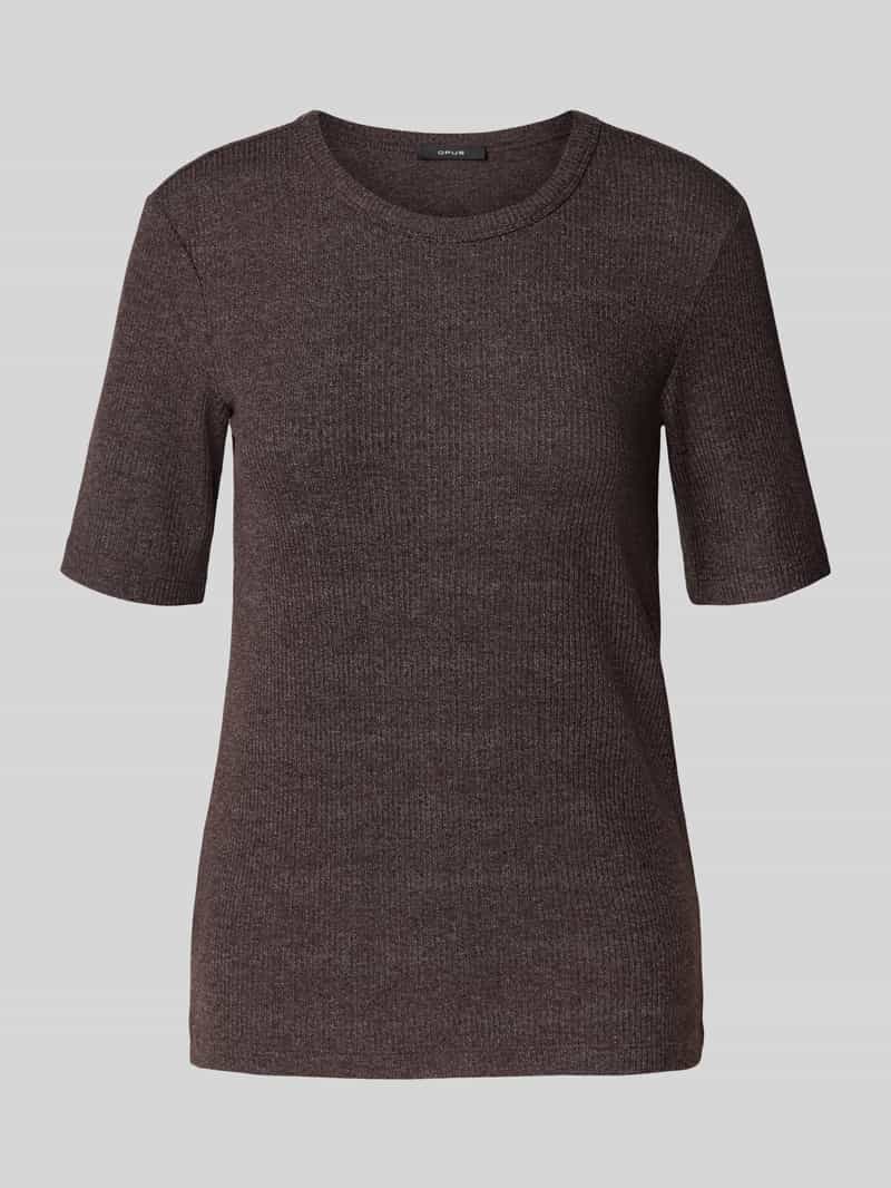 Opus Gebreid shirt met ronde hals model 'Sulchen'