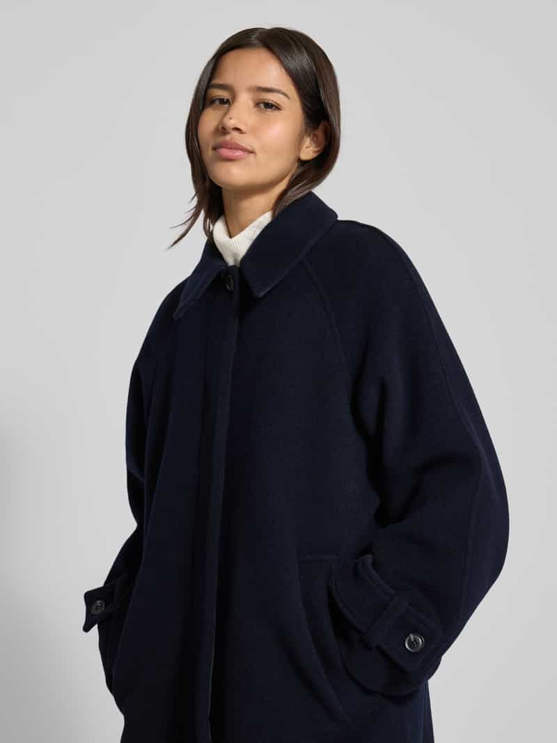 Samsøe Lange jas van linnenmix model 'ALMA'