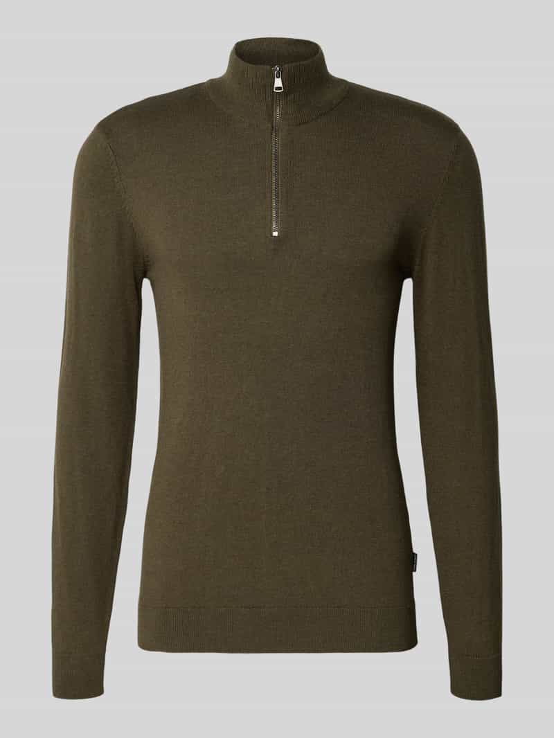 Blend Schipperstrui van katoenmix in gebreide look