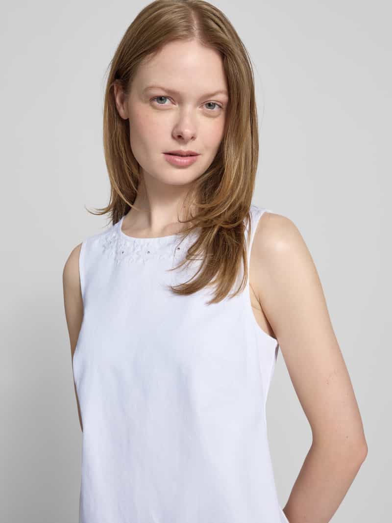 Lauren Ralph Lauren Mini-jurk met broderie anglaise model 'RADELAH'