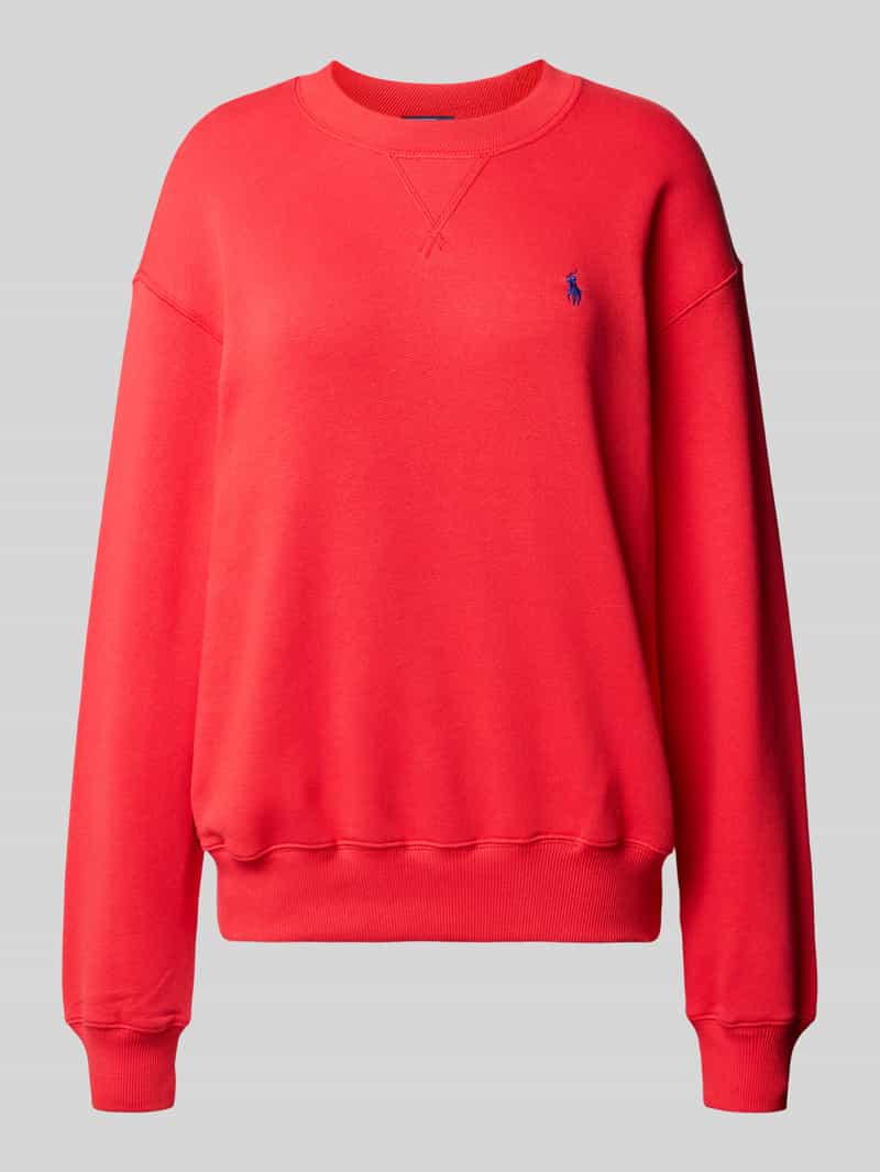 Polo Ralph Lauren Sweatshirt met ronde hals en labelstitching