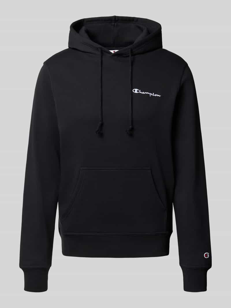 Champion Hoodie met labelstitching