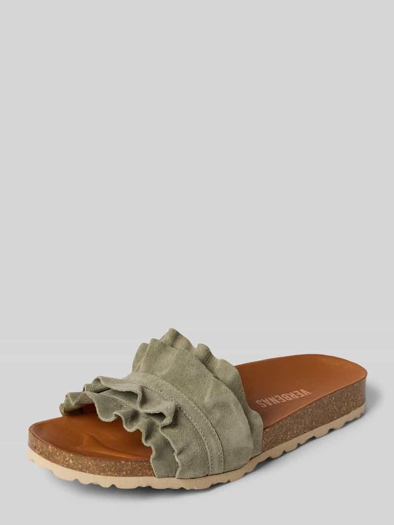 Instappers van echt leer model 'Rocio'