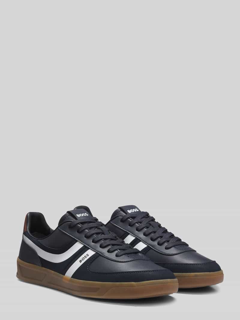 Boss Orange Sneakers low met contrasterende strepen