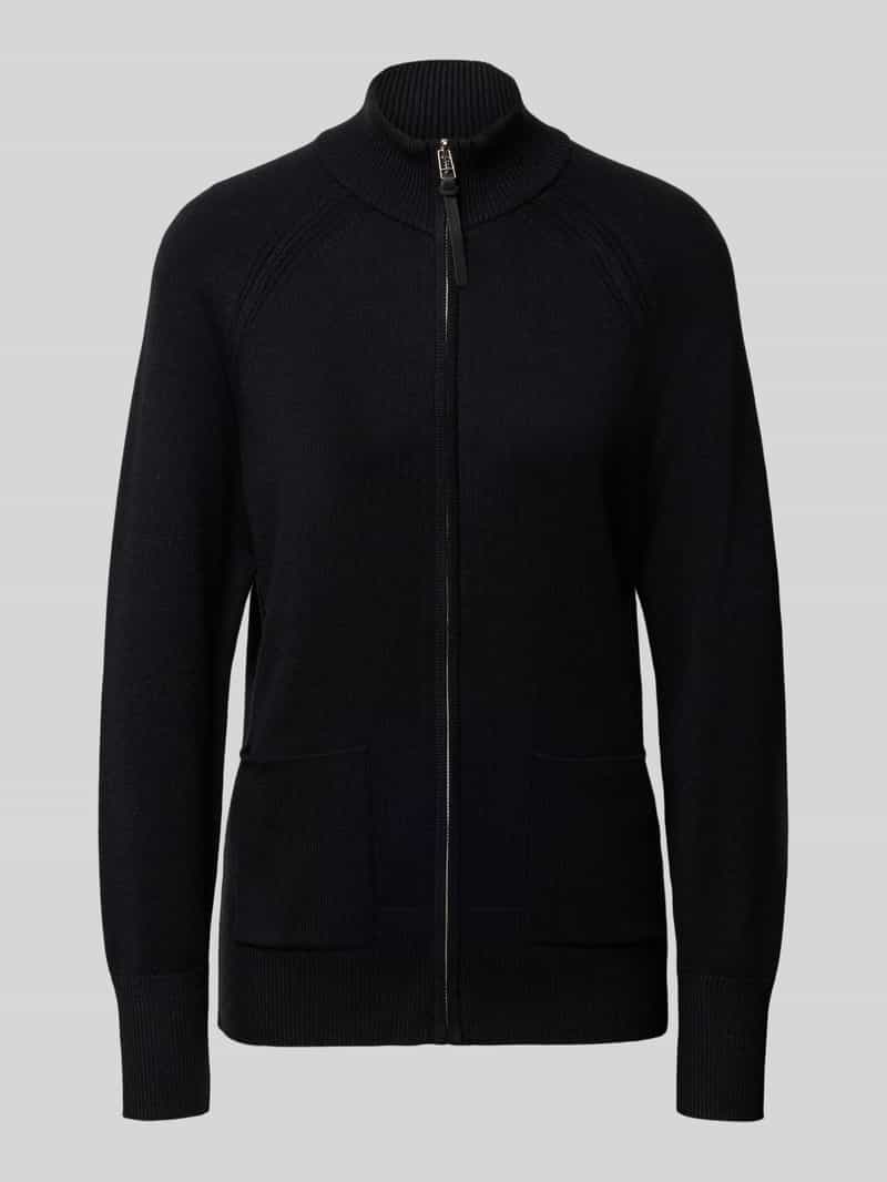 Christian Berg Woman Vest van viscosemix met rits
