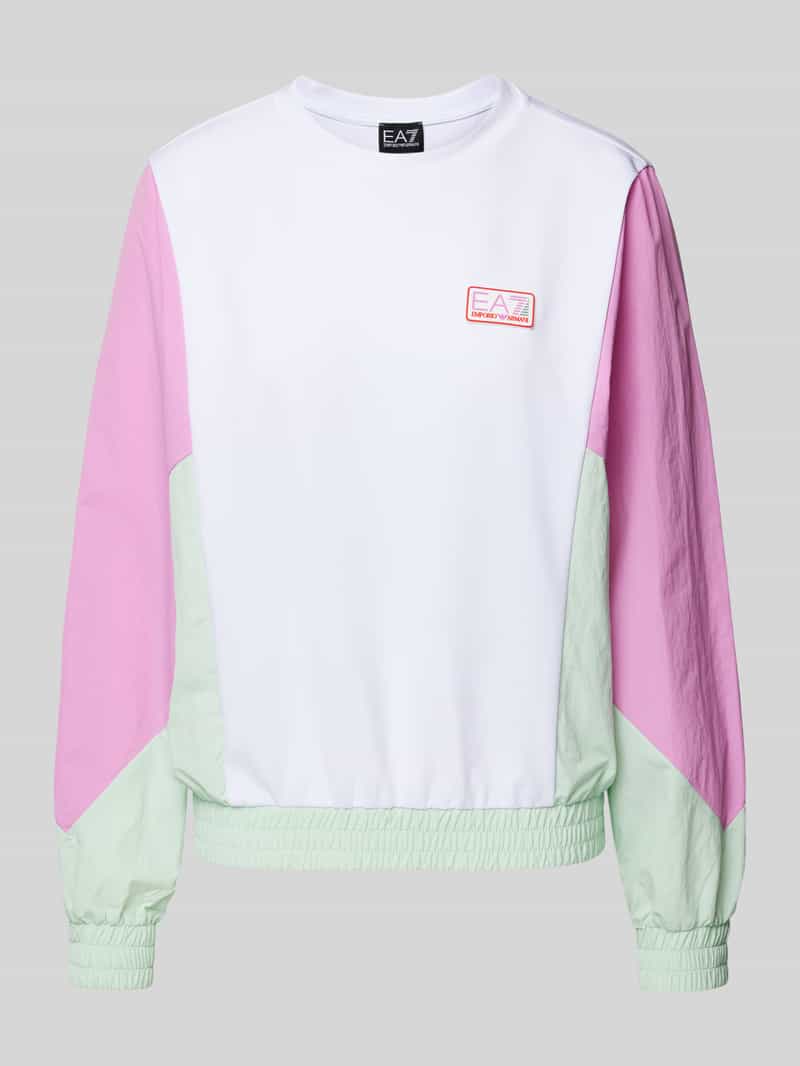 EA7 Emporio Armani Sweatshirt met labelbadge