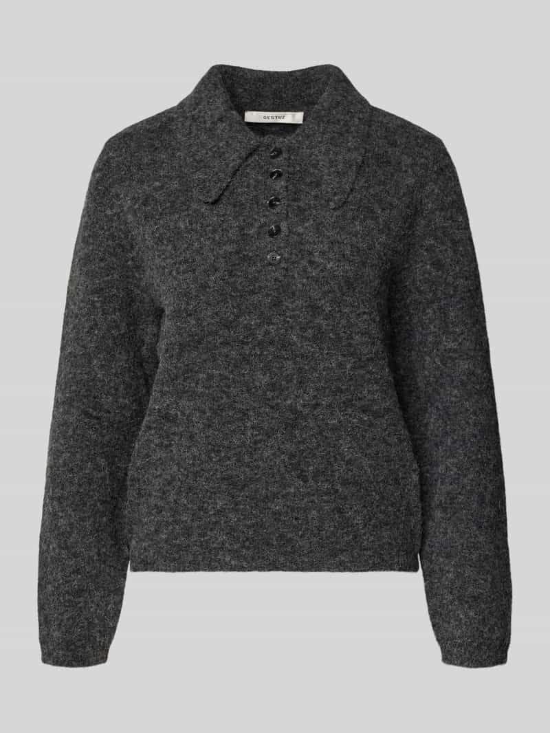 Gestuz Gebreide pullover met polokraag model 'alpha'