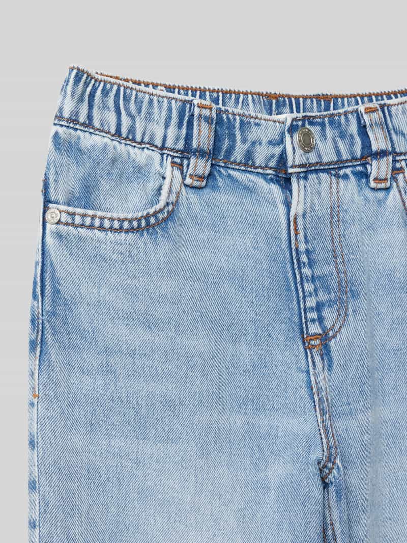 Tom Tailor Loose fit wide leg jeans van puur katoen