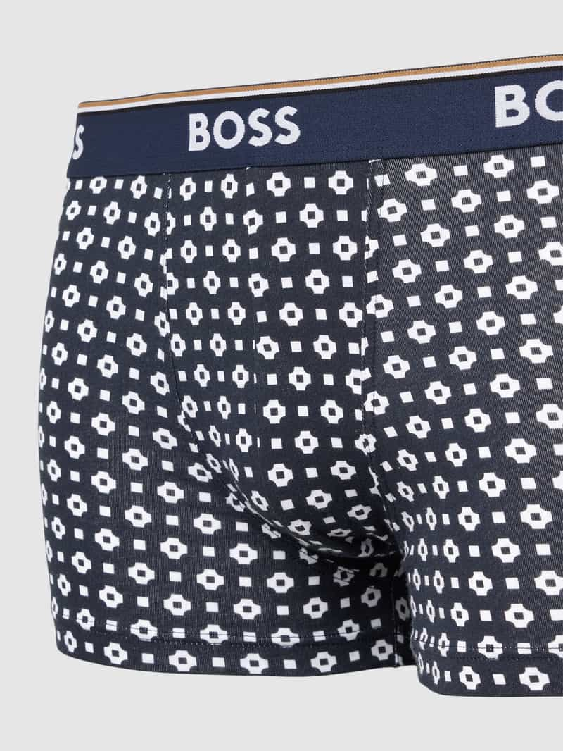 Boss Boxershort met elastische band met logo in een set van 3 stuks