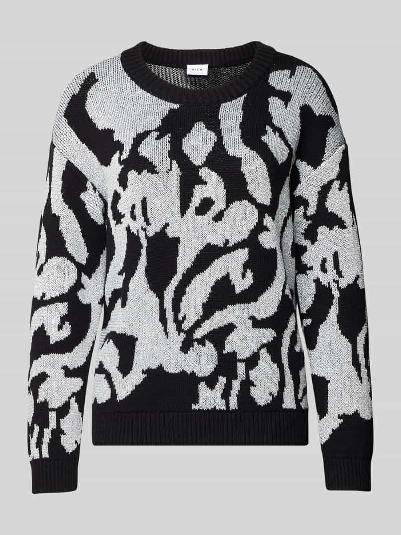 Vila Regular fit pullover in gebreide look model 'Beca'