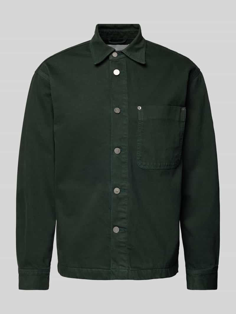 ARMEDANGELS Overhemdjack met borstzak model 'BAASIO'