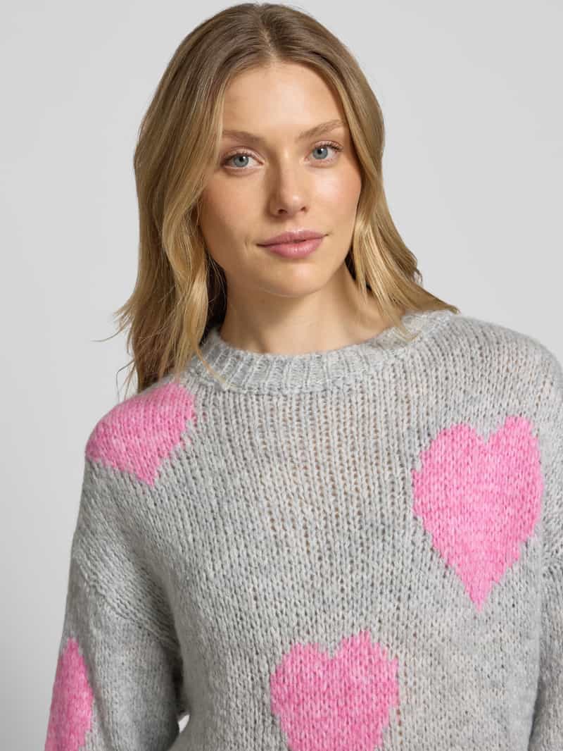 ZABAIONE Gebreide pullover met ronde hals model 'Bo44nita'