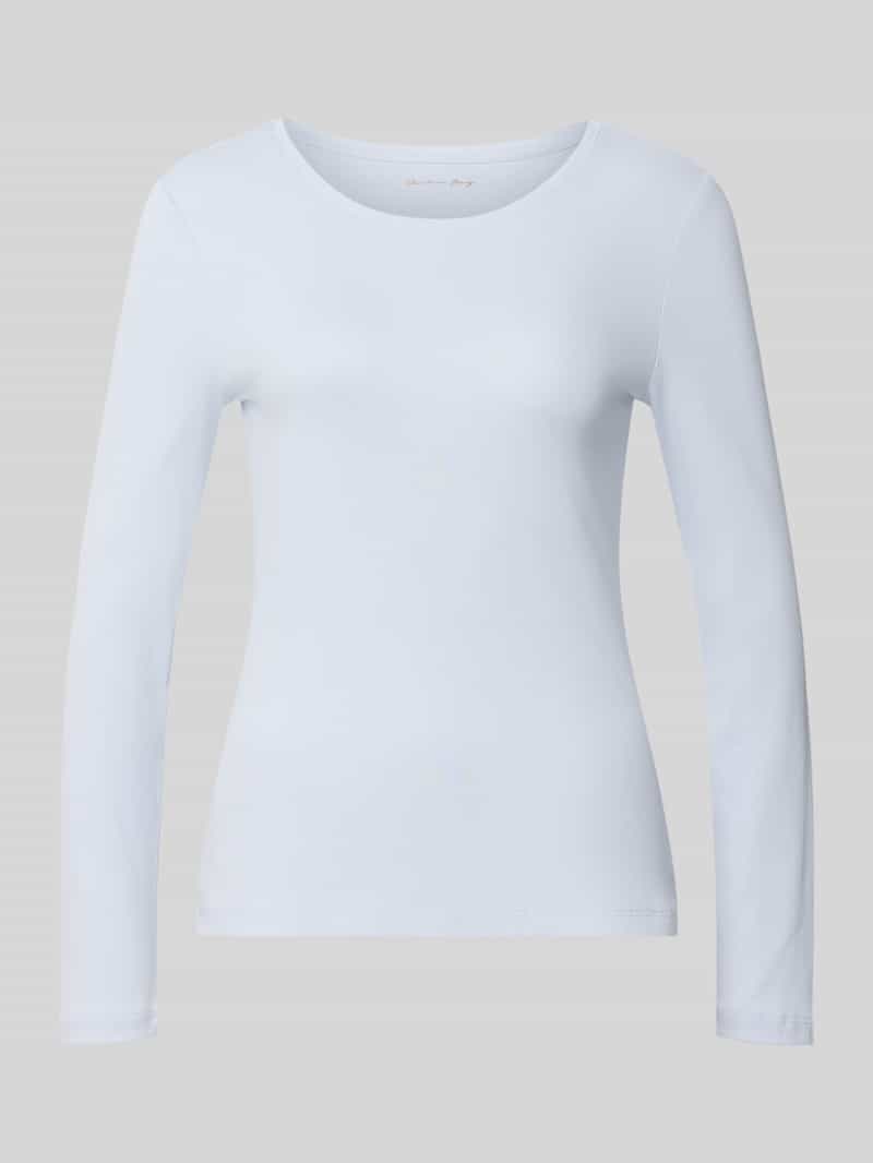 Christian Berg Woman Slim fit shirt met lange mouwen van puur katoen