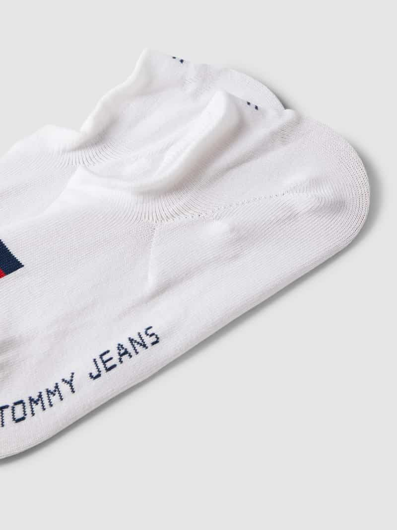 Tommy Hilfiger Kousenvoetjes met logoprint in een set van 2 paar