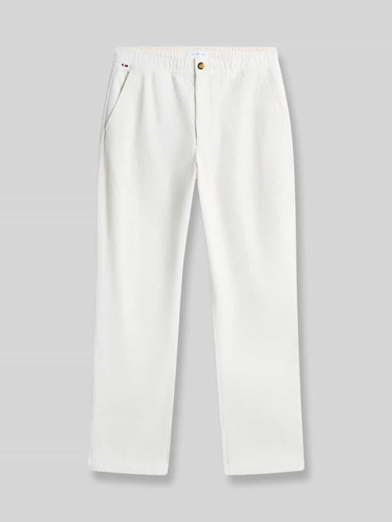 Tommy Hilfiger straight fit corduroy broek van puur katoen model 'DOVER'