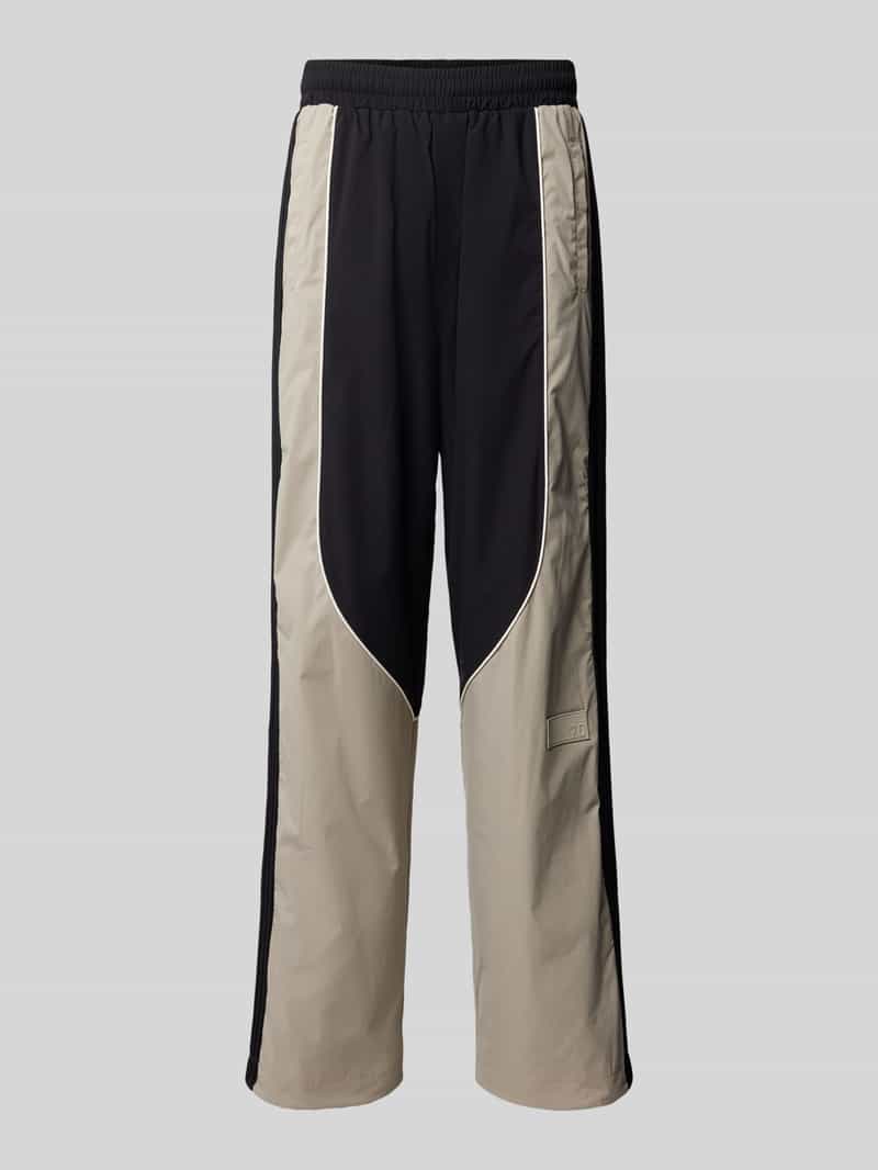 EA7 Emporio Armani Wide leg trainingsbroek met labelbadge model 'TRAIN 7.0'