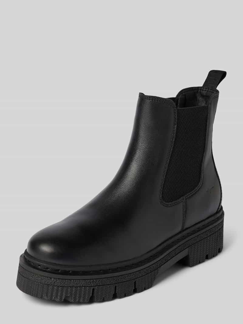 tamaris Chelsea boots van echt runderleer