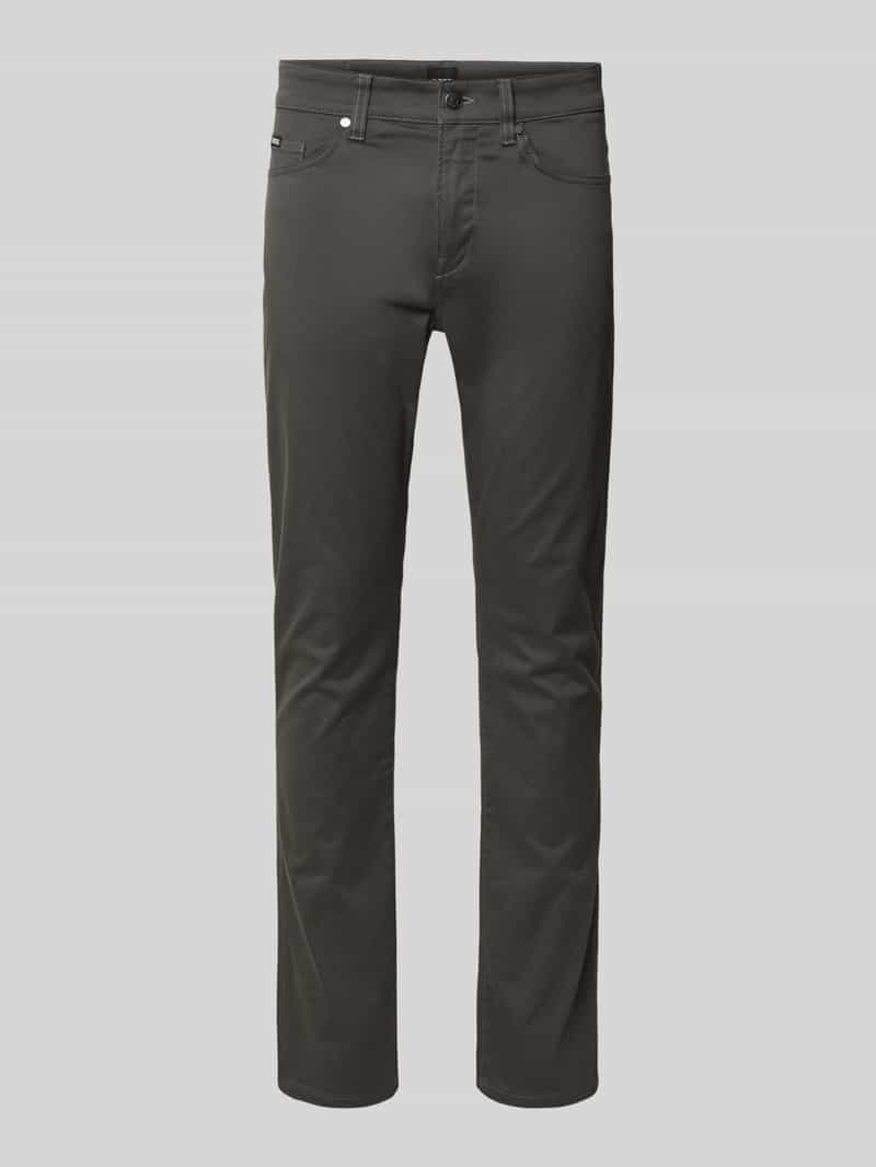 Boss Slim fit broek van katoenmix model 'DELAWARE'