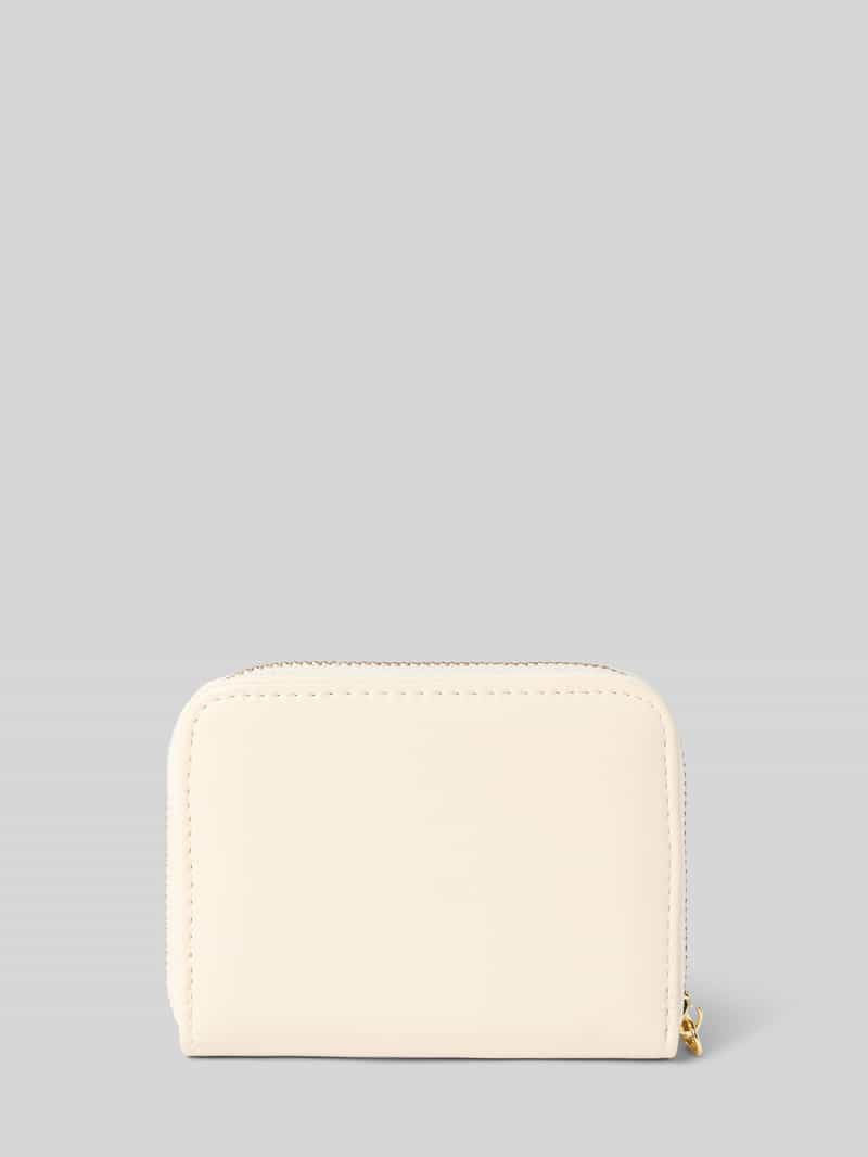 Seidenfelt Portemonnee met label in reliëf model 'YLVA'