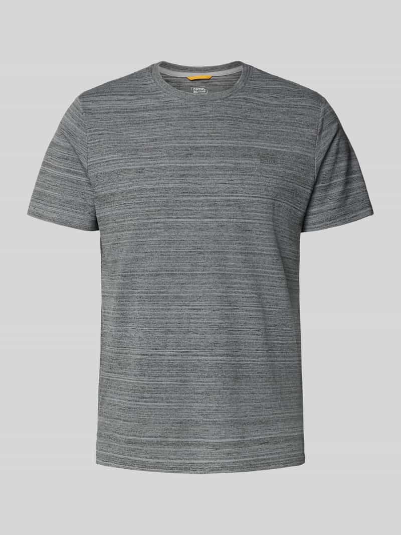 camel active Regular fit T-shirt met ronde hals model 'Melange'
