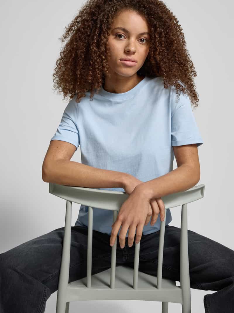 Pieces Regular fit T-shirt van puur katoen model 'RIA'