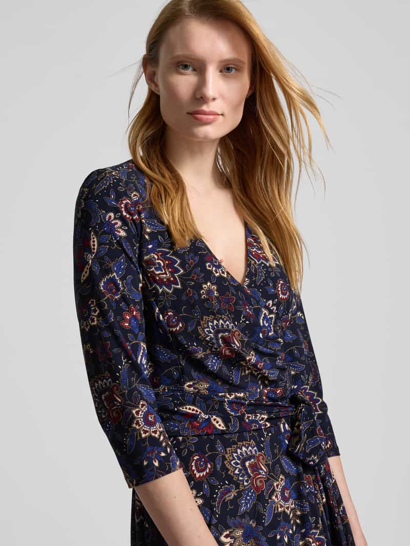 Lauren Ralph Lauren Midi-jurk met tailleriem model 'CARLYNA'