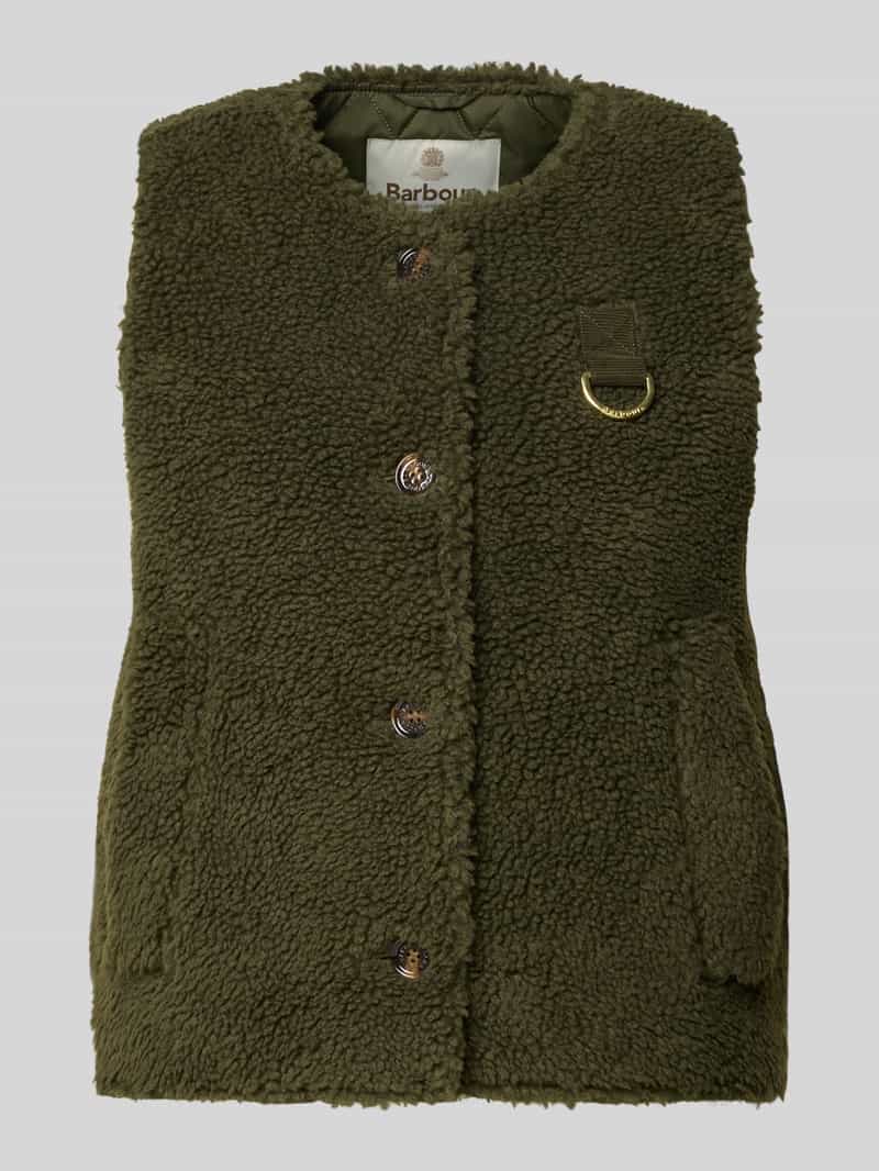 Barbour regular fit bodywarmer in fleece-look