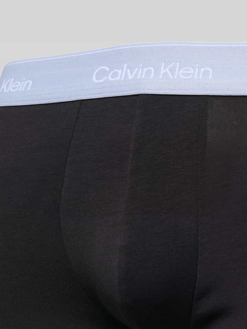 Calvin Klein Underwear Slim fit boxershort met logodetail in een set van 3 stuks